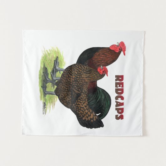 Englisch Redcaps Wandteppich (Vorderseite (Horizontal))