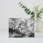 Englisch reiten postkarte (Stehend Vorderseite)