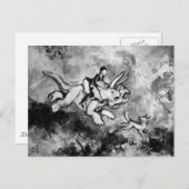 Englisch reiten postkarte (Vorne/Hinten)