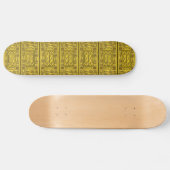 Englisch Restoration Woodcarving Skateboard (Horizontal)