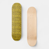 Englisch Restoration Woodcarving Skateboard (Vorderseite)