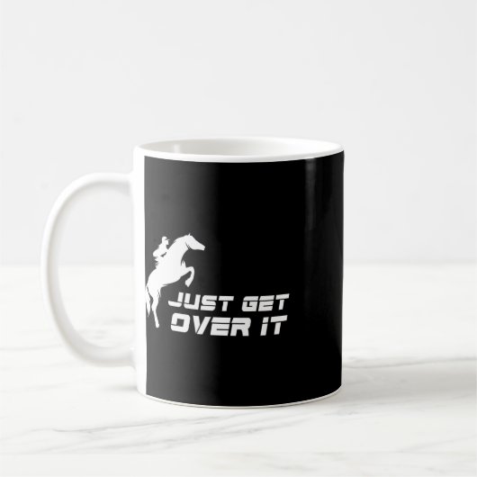 Englisch Riding Hunter Jumper Girl Reiten Kaffeetasse (Links)