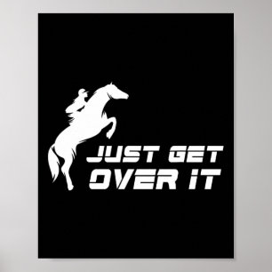 Englisch Riding Hunter Jumper Girl Reiten Poster