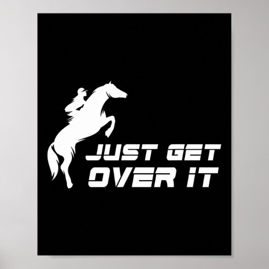 Englisch Riding Hunter Jumper Girl Reiten Poster (Vorne)