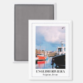 Englisch Riviera, Devon, England Magnet (Vorderseite/Rückseite)