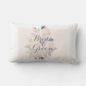 Englisch Rose Butterfly Garden Wedding Forever Lendenkissen (Rückseite)