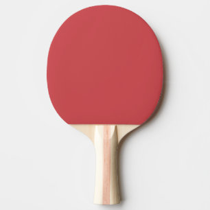 Englisch Rot einfarbig Tischtennis Schläger