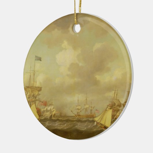 Englisch-Schiffe, die kommen, in einer frischen Keramikornament (Links)