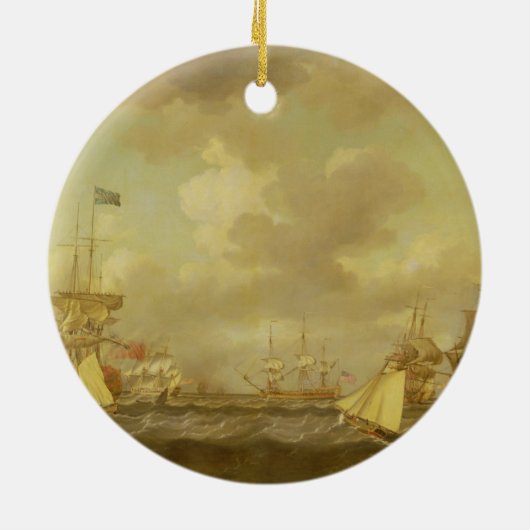 Englisch-Schiffe, die kommen, in einer frischen Keramikornament (Hinten)