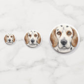 Englisch Setter Dog 3D Inspiriert Konfetti (Vorderseiten)