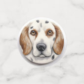 Englisch Setter Dog 3D Inspiriert Konfetti (Klein Vorderseite)