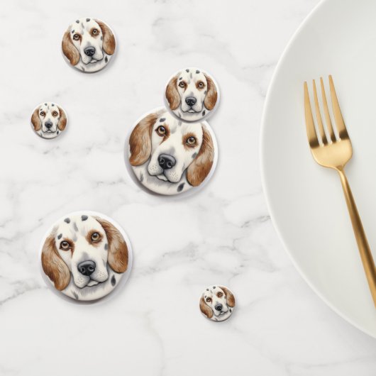 Englisch Setter Dog 3D Inspiriert Konfetti (Gruppe)