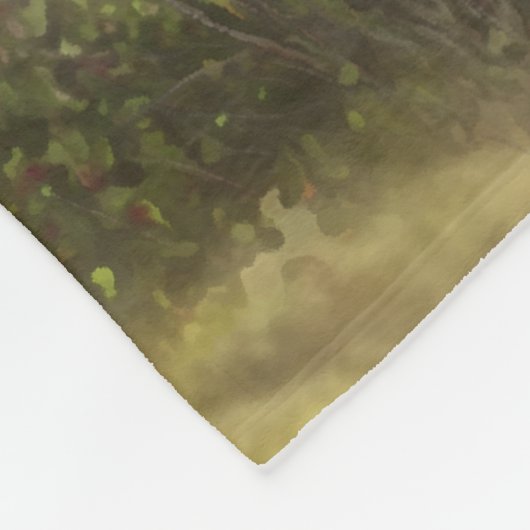 Englisch Setter, Fasanierjagd Fleecedecke (Ecke)