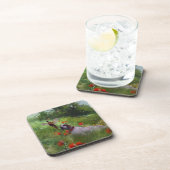 Englisch Setter, Fasanierjagd Getränkeuntersetzer (Rechte Seite)