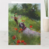 Englisch Setter, Fasanierjagd Karte (Rückseite)