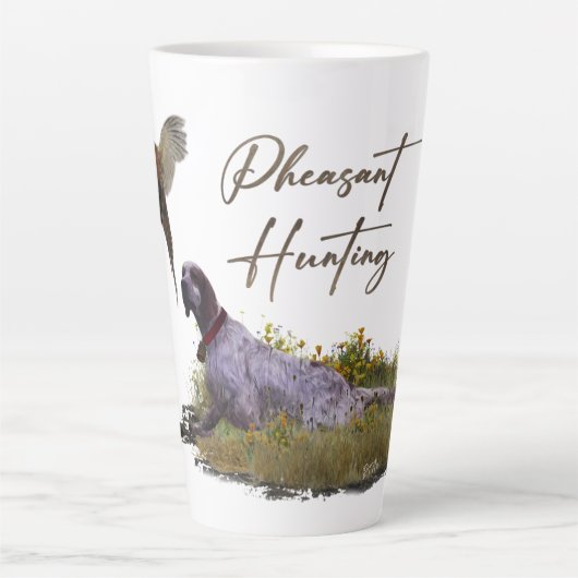 Englisch Setter, Fasanierjagd Milchtasse (Vorderseite)