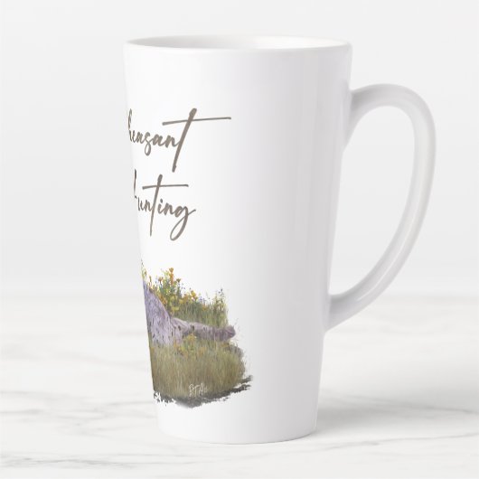 Englisch Setter, Fasanierjagd Milchtasse (Rechts)