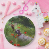 Englisch Setter, Fasanierjagd Pappteller (Party)