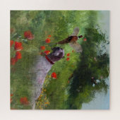 Englisch Setter, Fasanierjagd Puzzle (Horizontal)