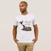 Englisch Setter, Fasanierjagd T-Shirt (Vorne ganz)