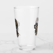 Englisch Setter, Holzhacken Glas (Links)