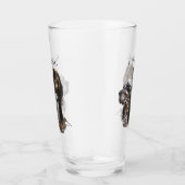 Englisch Setter, Holzhacken Glas (Rechts)