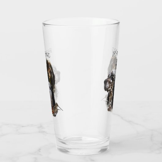 Englisch Setter, Holzhacken Glas (Rechts)