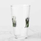 Englisch Setter, Holzhacken Glas (Links)