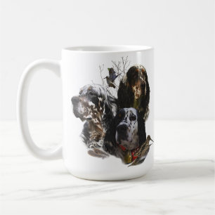 Englisch Setter, Holzhacken Kaffeetasse