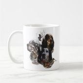 Englisch Setter, Holzhacken Kaffeetasse (Links)