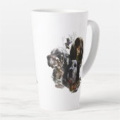 Englisch Setter, Holzhacken Milchtasse (Rechte Ecke)