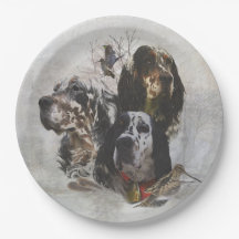 Englisch Setter, Holzhacken