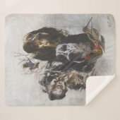 Englisch Setter, Holzhacken Sherpadecke (Vorderseite (Horizontal))