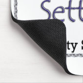 Englisch Setter Security System Mousepad (Ecke)