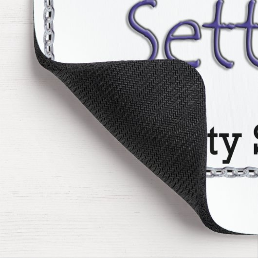 Englisch Setter Security System Mousepad (Ecke)