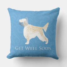 Englisch Setter wird bald gut, Hund Silhouette