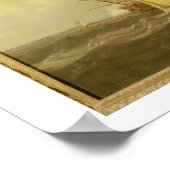 Englisch Ships Coming to Anchor in a Fresh Breeze Poster (Ecke)