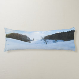 Englisch Snow Valley - Personalisiert Seitenschläferkissen