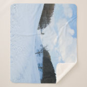 Englisch Snow Valley - Personalisiert Sherpadecke (Vorderseite)