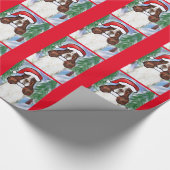 ENGLISCH SPRINGE SPANIEL GESCHENKPAPIER (Ecke)