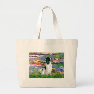 Englisch Springer 7 - Lilies 2 Jumbo Stoffbeutel