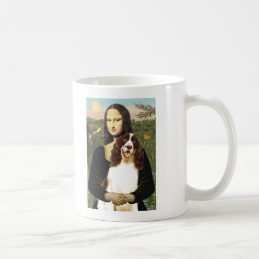 Englisch Springer (Liv2) - Mona Lisa Kaffeetasse (Rechts)