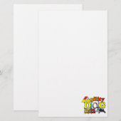 Englisch Springer Spanisch Agility Briefpapier (Vorne/Hinten)