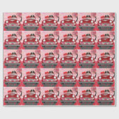 Englisch Springer Spanisch Car Hört Valentins Geschenkpapier (Flach)