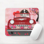 Englisch Springer Spanisch Car Hört Valentins Mousepad (Mit Mouse)
