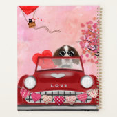 Englisch Springer Spanisch Car Hört Valentins Planer (Rückseite)