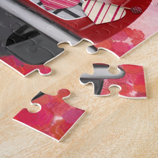 Englisch Springer Spanisch Car Hört Valentins Puzzle (Seite)