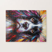 Englisch Springer Spanisch Dog Akrylkkunstdruck Puzzle (Horizontal)