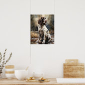 Englisch Springer Spanisch Dog Art Print Poster (Küche)