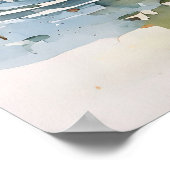 Englisch Springer Spanisch - Dog Art Print Poster (Ecke)